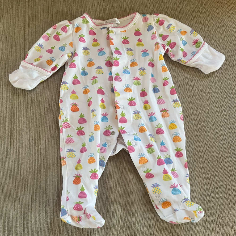 Kissy Kissy Pineapple print onesie